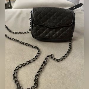 Rebecca Minkoff Quilted Leather Waist-Bag in Black